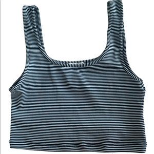 Zara striped blue tanktop